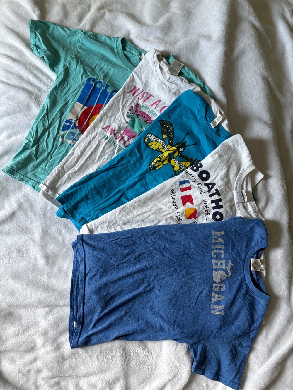 Traveler’s Tee Bundle - Blue, Teal, White